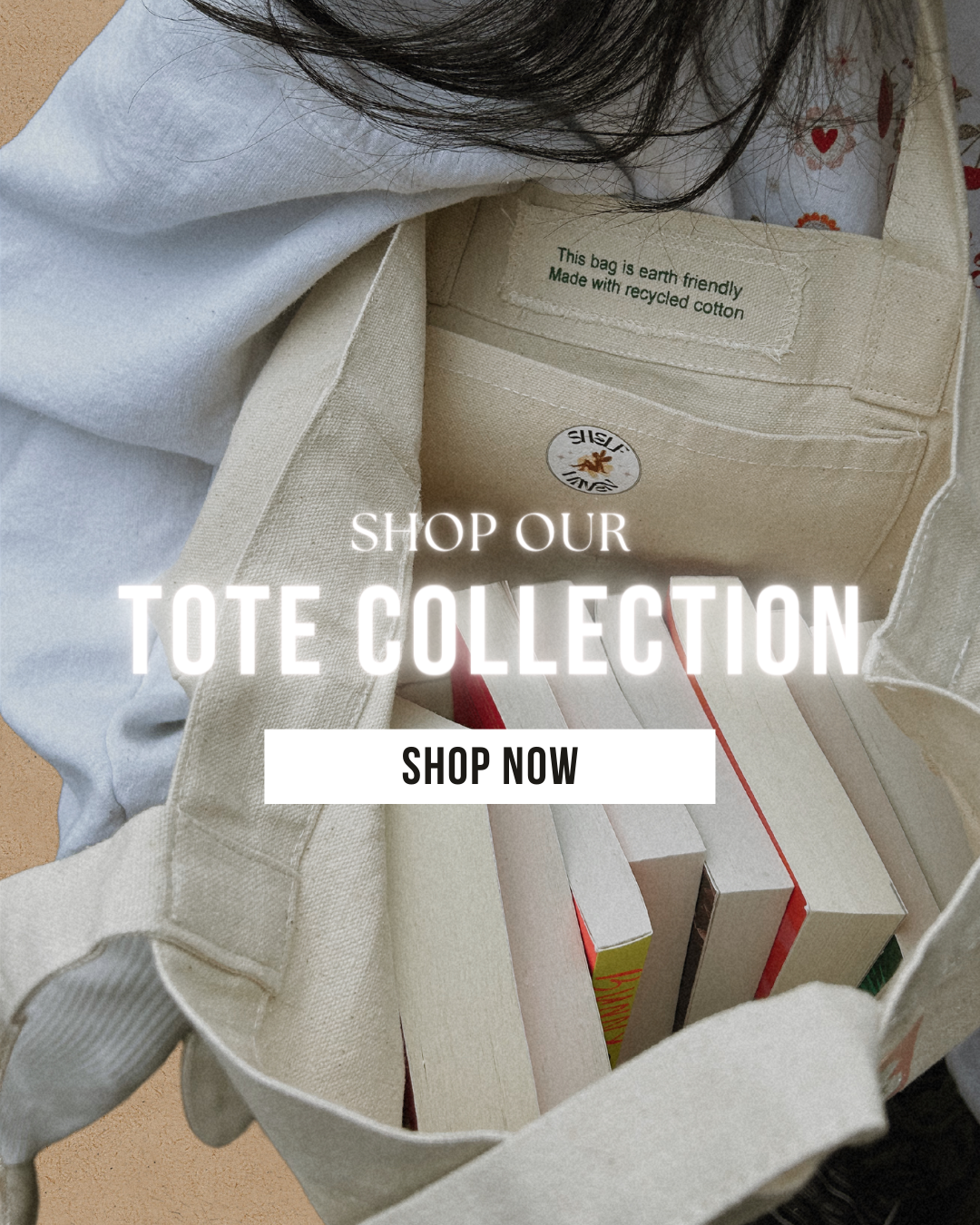 Recycled Cotton Canvas Tote Bags