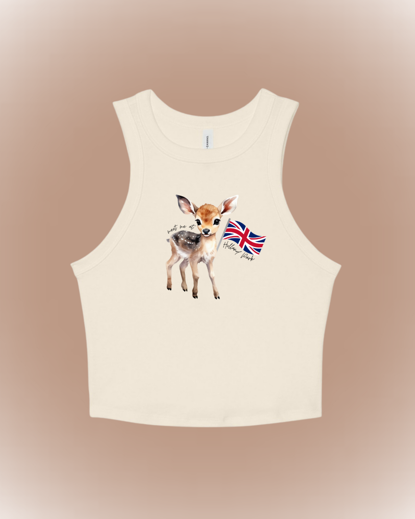 TOP / "Holland Park" Cream Baby Tank