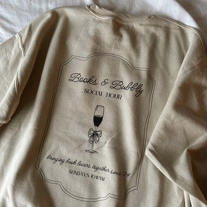 CREWNECK / Books & Bubbly